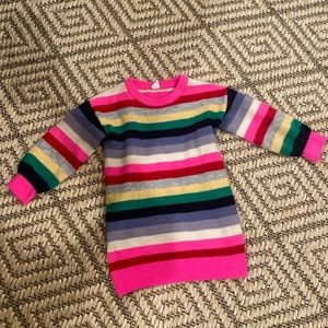 Stripe Gap Sweater Dress